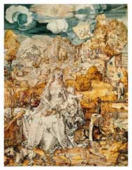 Durer's 'Madonna with Many Animals' painting